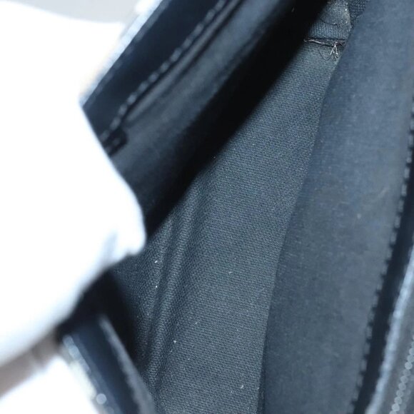 BURBERRY Nova Check Hand Bag PVC Beige Silver Auth - Picture 2 of 16